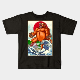 goku kanagawa Kids T-Shirt